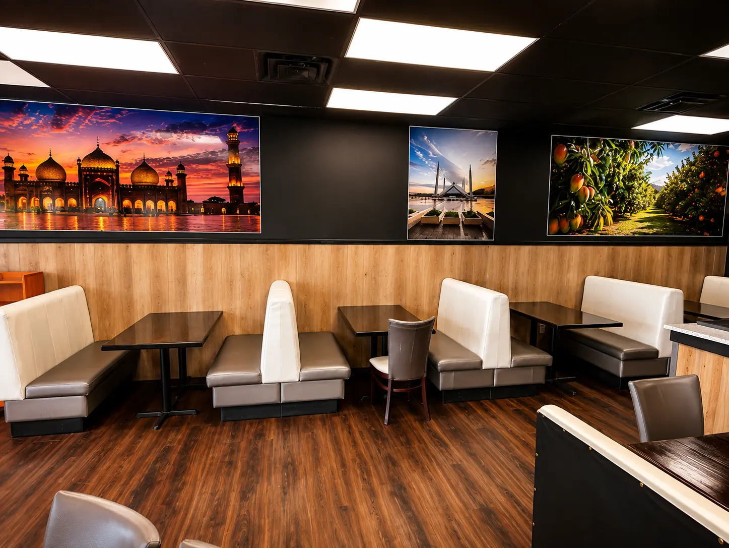 Harum Restaurant & Caterer dining space in Castleridge, Calgary NE