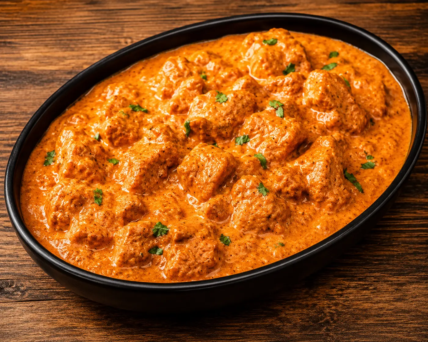 Butter Chicken in a creamy tomato gravy at Harum Restaurant Calgary